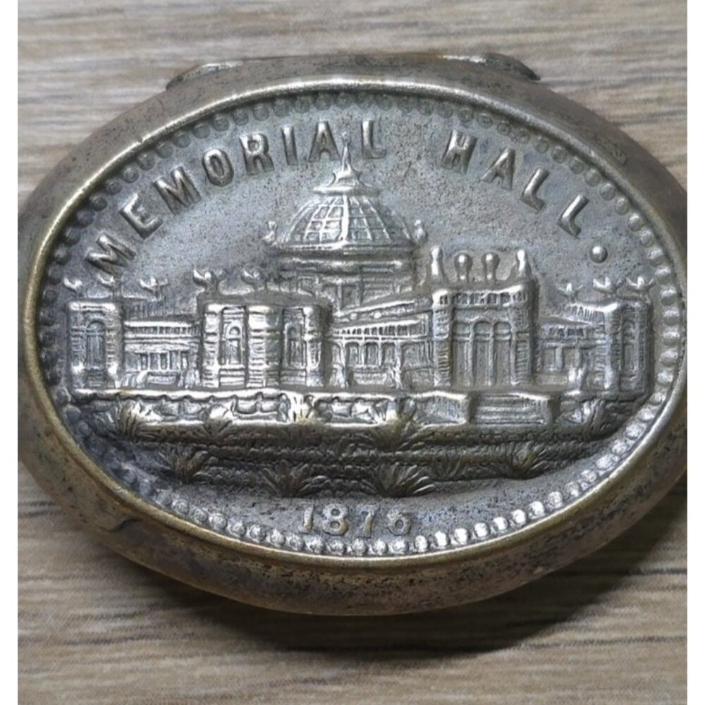 1776-1876 1st World's Fair 250 year America anniversary Centennial Locket - Picture 2 of 16